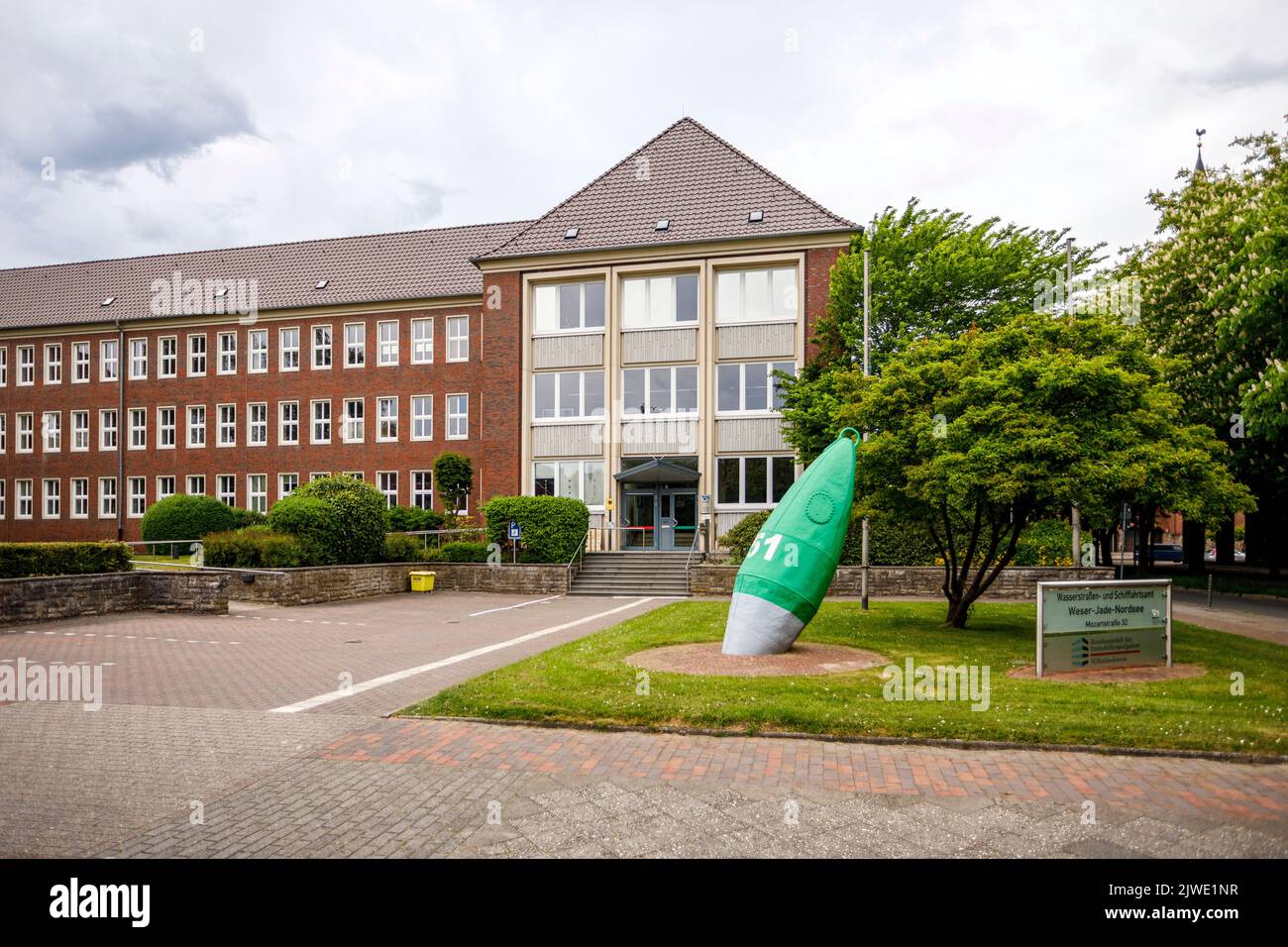 Wasserstraßen- und Schifffahrtsamt Weser-Jade-Nordsee und Bundesamt für Immobilienaufgaben, Wilhelmshaven Stockfoto