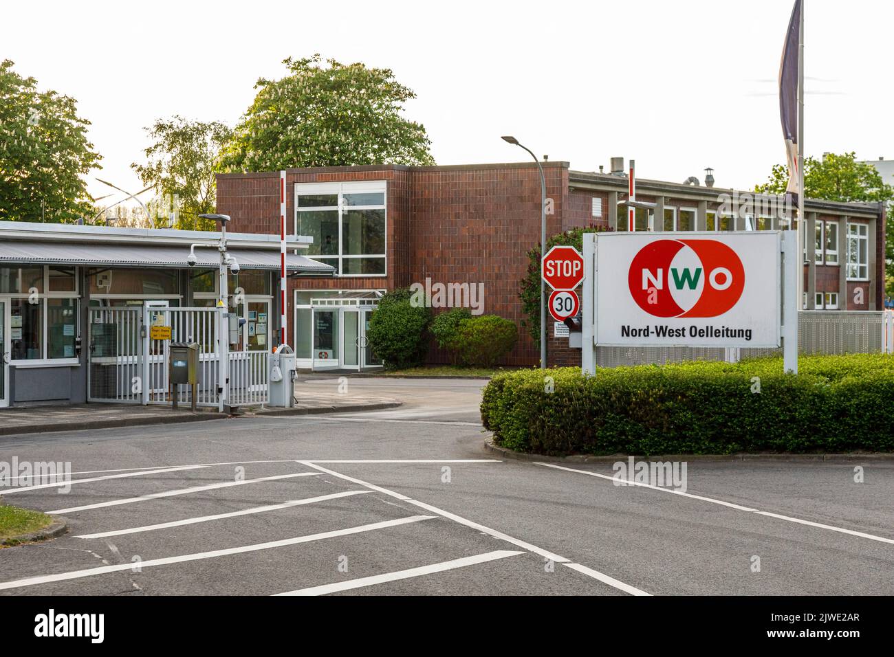 NWO, Nord-West Oelleitung GmbH. Stockfoto