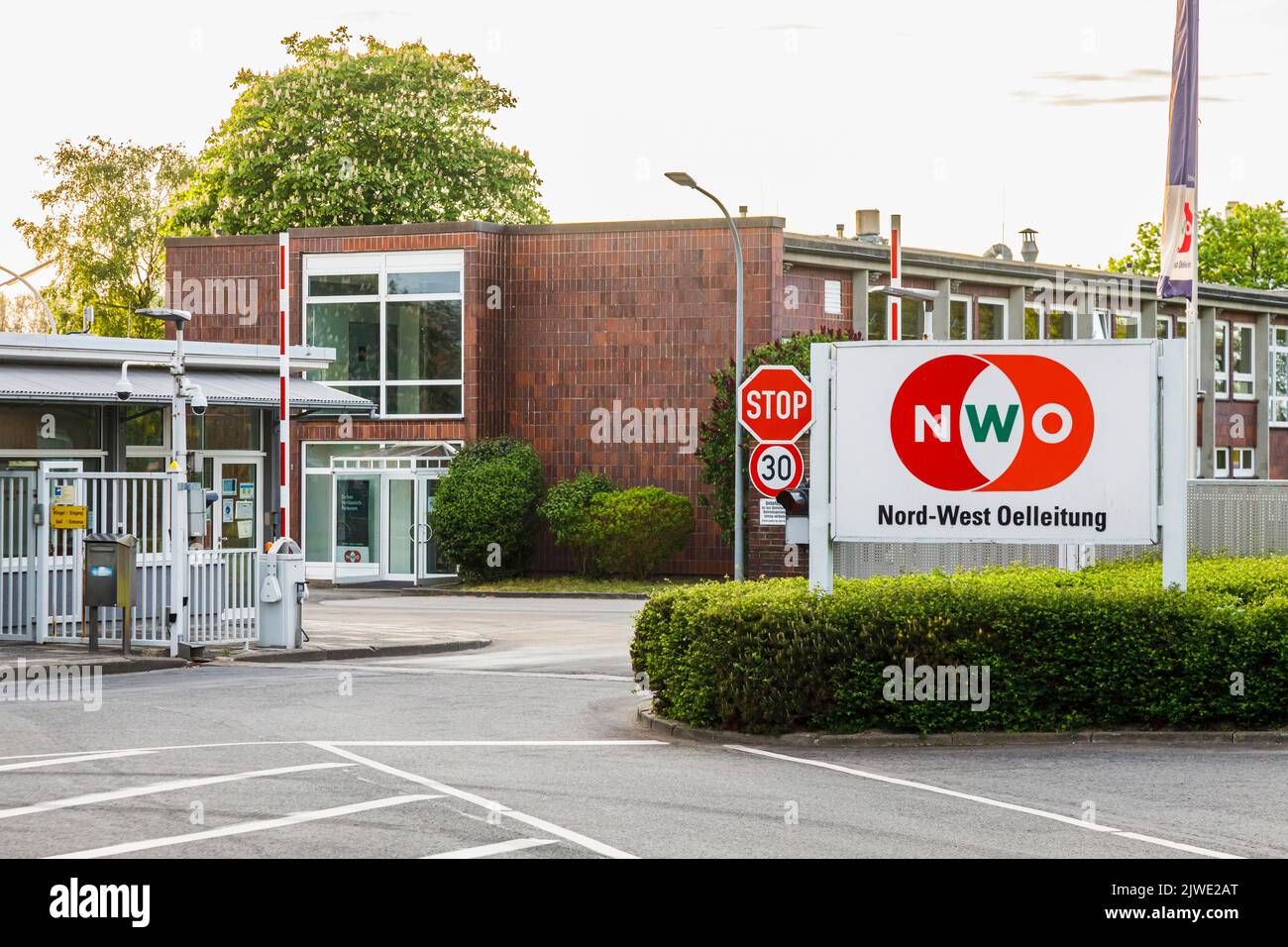NWO, Nord-West Oelleitung GmbH. Stockfoto