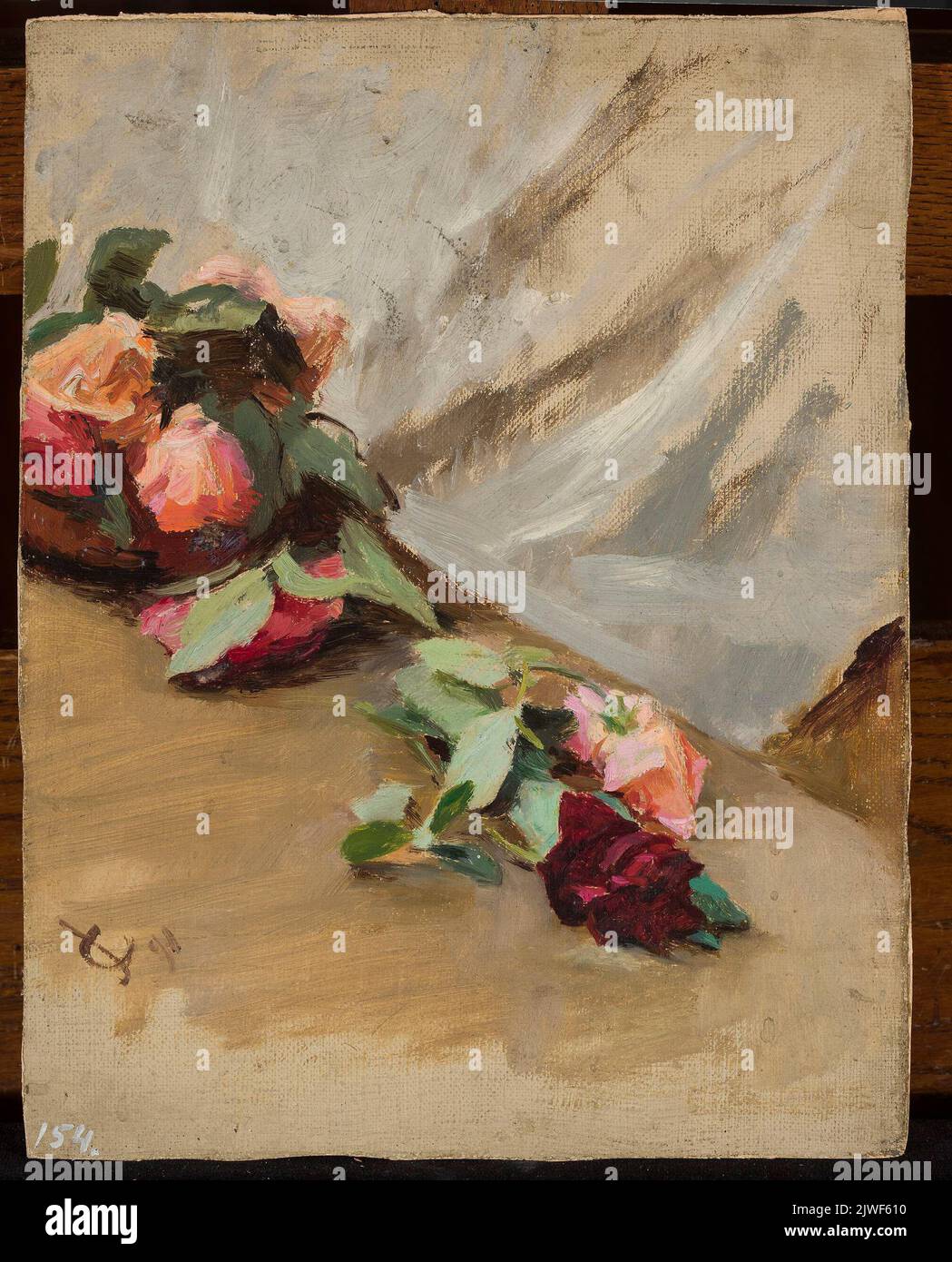 Rosen. Ciągliński, Jan (1858-1913), Maler Stockfoto