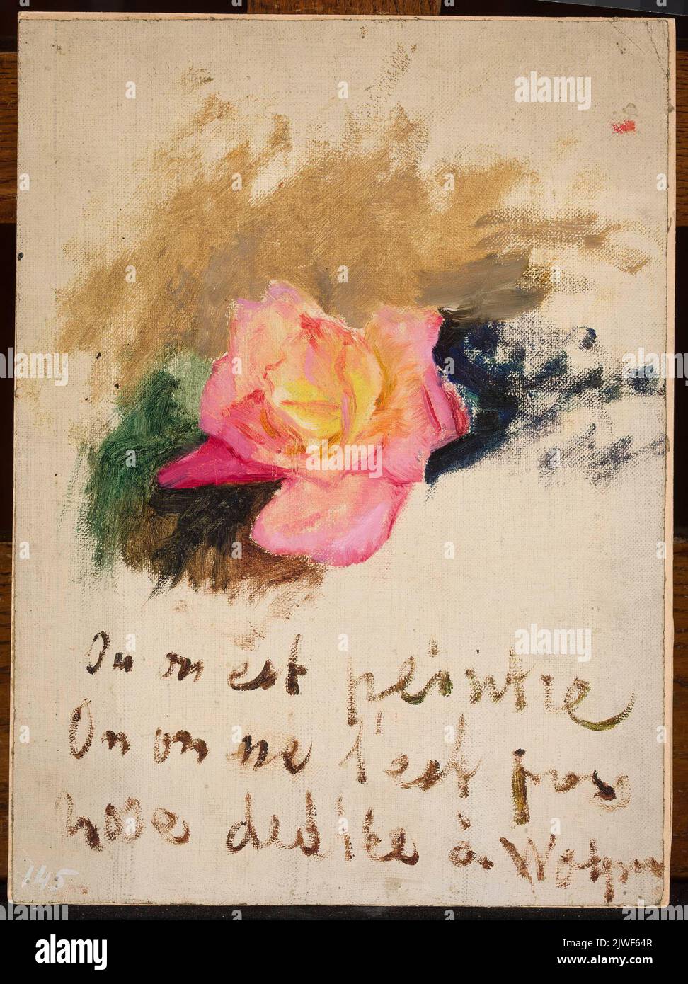 Rose. Ciągliński, Jan (1858-1913), Maler Stockfoto