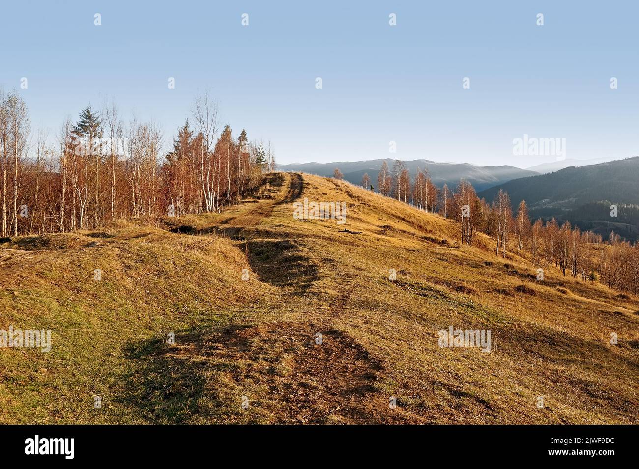 Makovytsia Mountain Ridge in der Ukraine Stockfoto