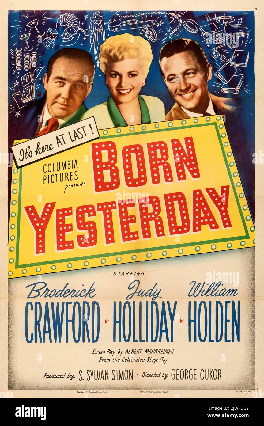 Born Yesterday (Kolumbien, 1950) Stockfoto