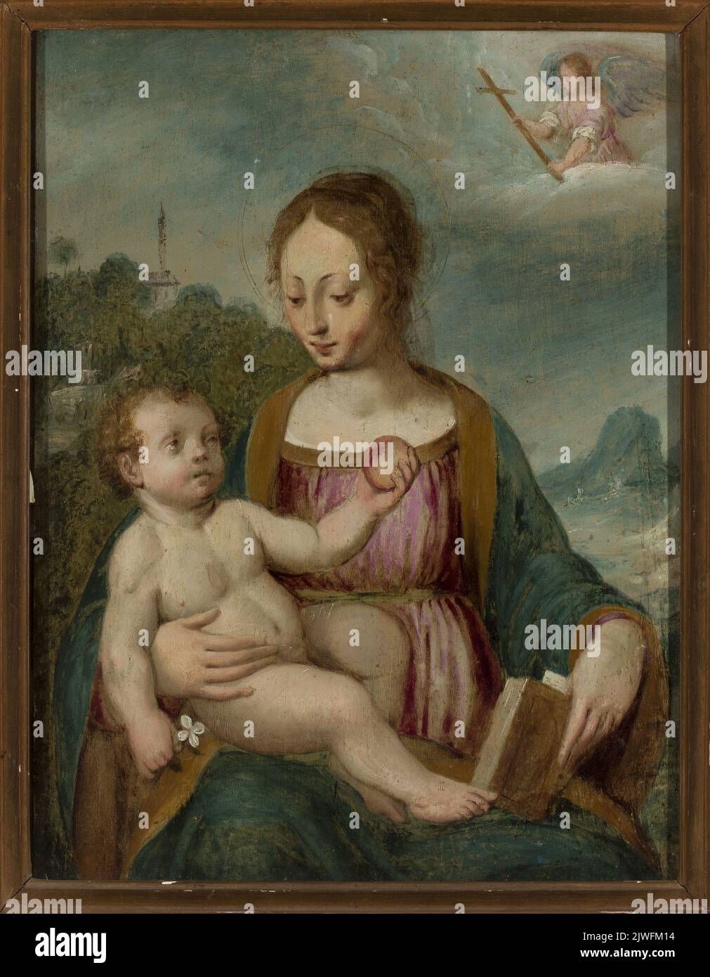 Jungfrau Maria mit Jesuskind. Luini, Bernardino (ca. 1480-ca 1532), Maler Stockfoto