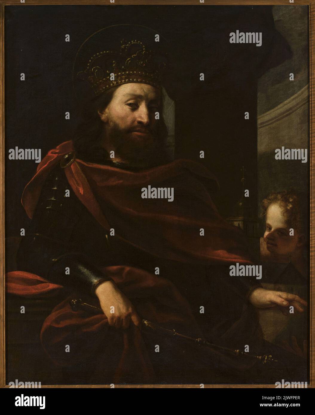 St. Sigismund (nach 472–523). Heinsch, Jan Jiří (1647-1712), Maler Stockfoto