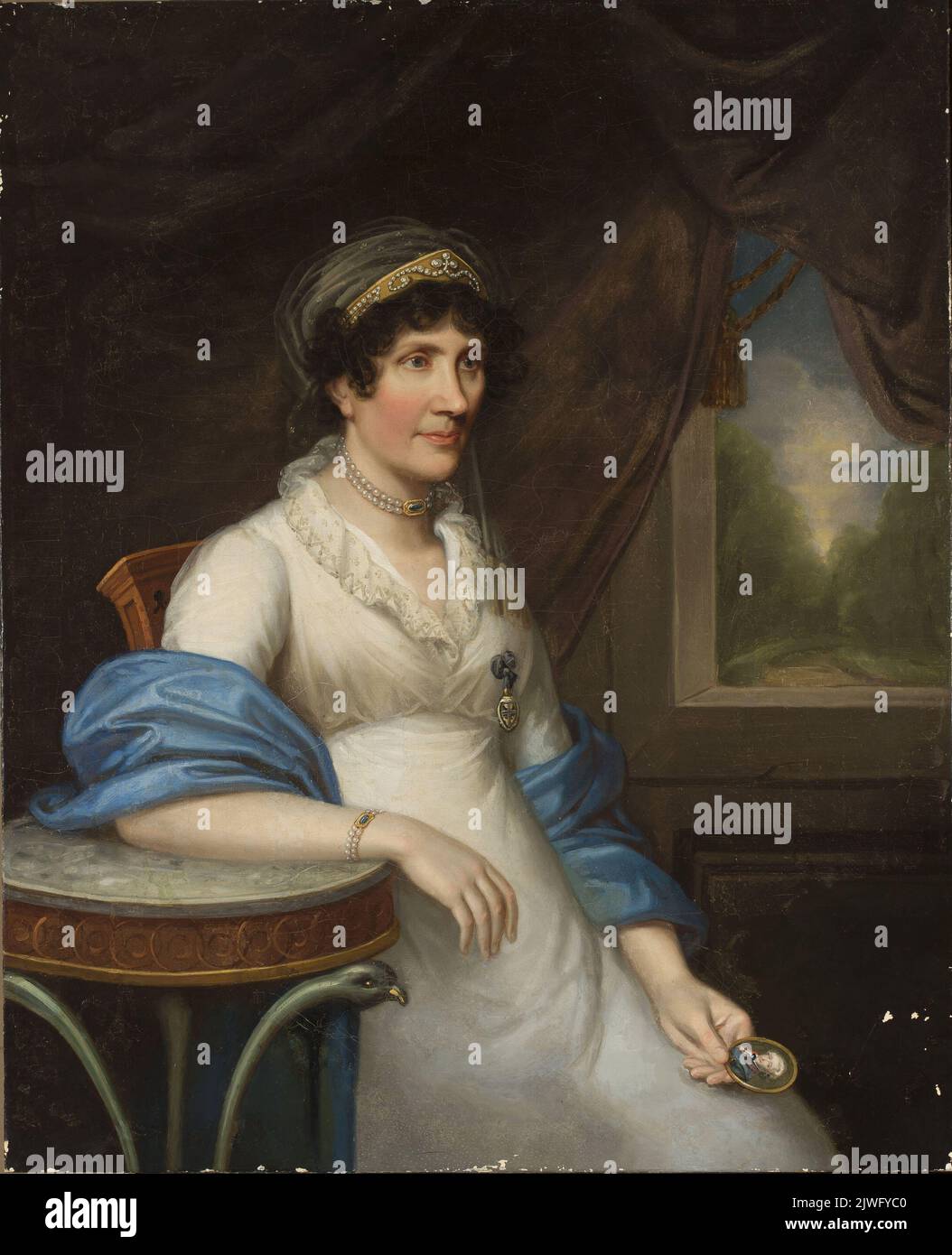 Porträt von Marianna Dembińska geb. Moszyńska. Stieler, Joseph Karl (1781-1858), Maler Stockfoto