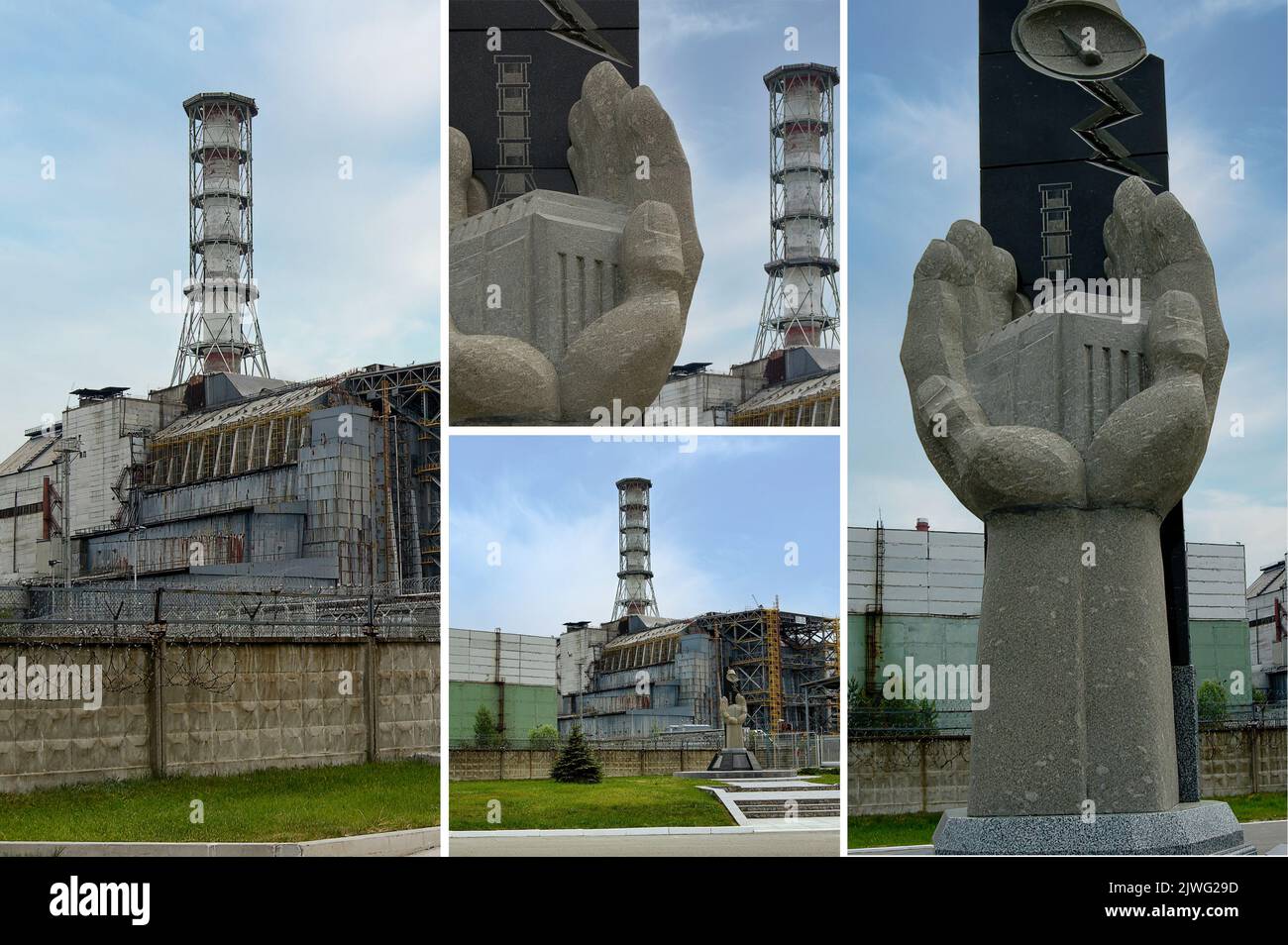 Die gruselige Stadt Pripyat (Ukrain), die für die Katastrophe von Tschernobyl bekannt ist, in ihrer Sperrzone, immer noch radioaktiv und gefährlich. (7) Stockfoto