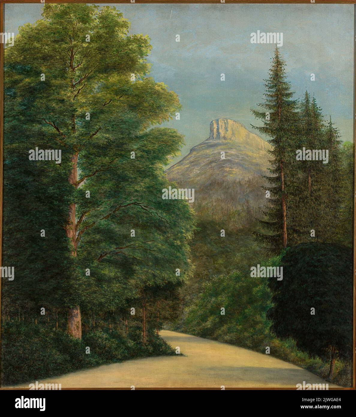 Parken Sie in Ansee. Lachnicki, Cyprian (1823-1906), Maler Stockfoto