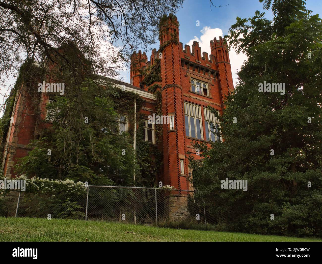 Verlassene Gebäude Salem College in Salem WV USA Harrison County, West Virginia, Stockfoto