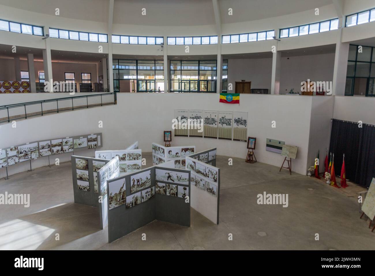 MEKELE, ÄTHIOPIEN - 27. MÄRZ 2019: Museum des Märtyrerdenkmals in Mekele, Äthiopien Stockfoto