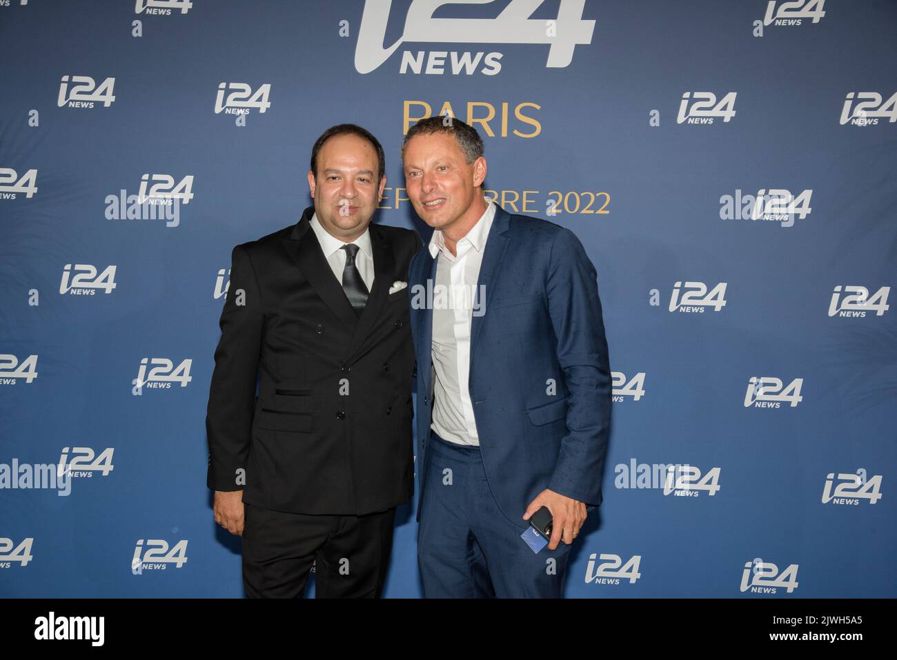 Le Grand Gala d'i24news a eu lieu lundi soir à Paris Frankreich, 05/09/2022. Stockfoto