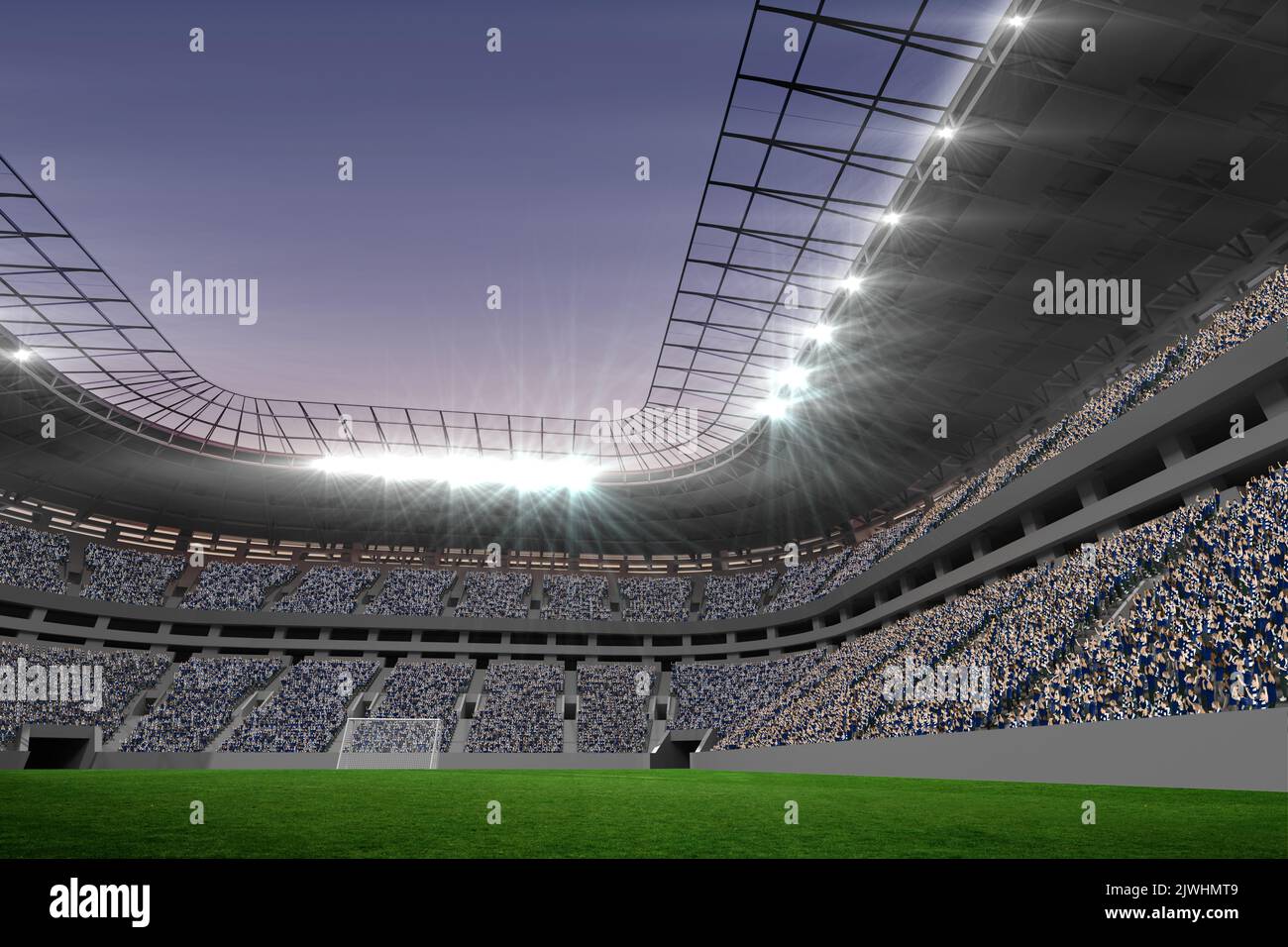 Fußball-Stadion Stockfoto