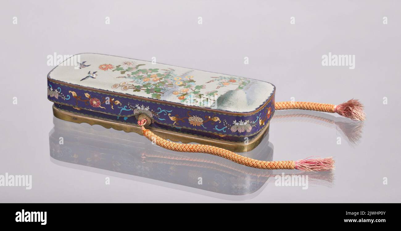 Briefkasten (fubako) mit Deckel. Unbekannter, männlicher Künstler Stockfoto