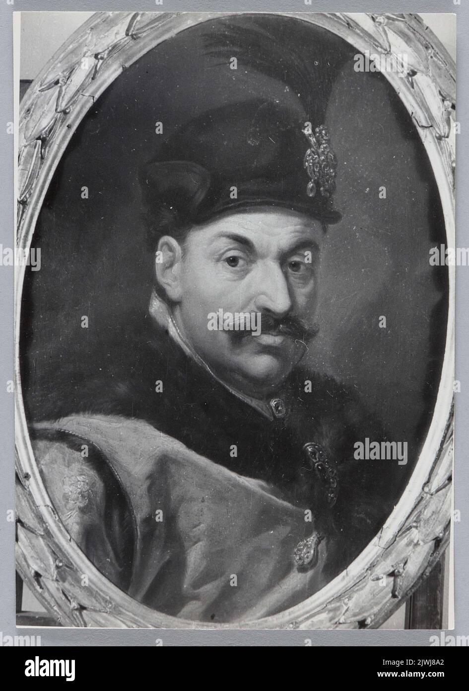 Foto der Malerei: Marcello Bacciarelli (1731-1818) Porträt von Stephen Bathory, Ölgemälde auf Kupferblech. Unbekannt, Fotograf Stockfoto