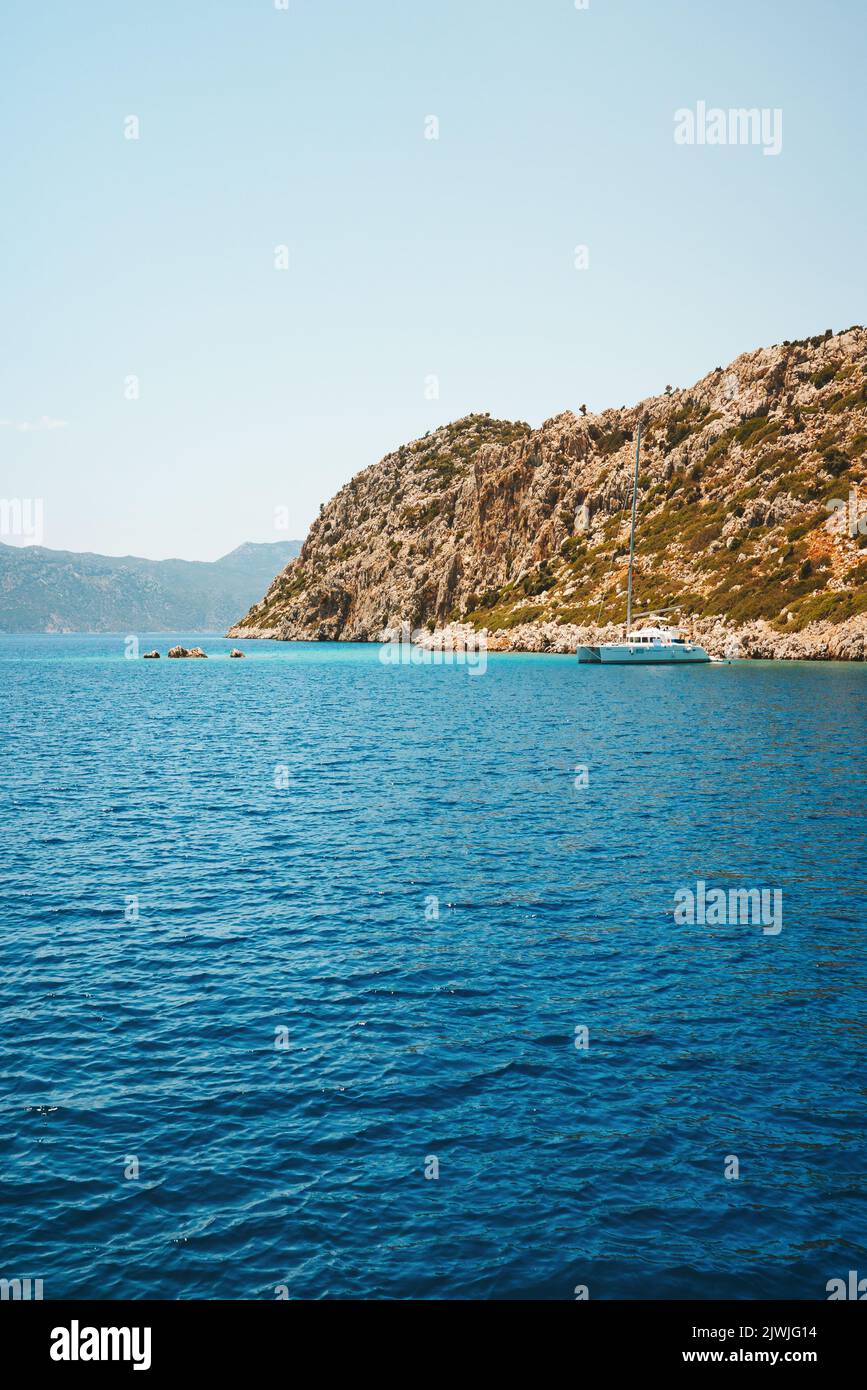 Ägäis Meer und Insellandschaft Reise Resort Destinationen schöne Natur Landschaft Sommersaison Stockfoto