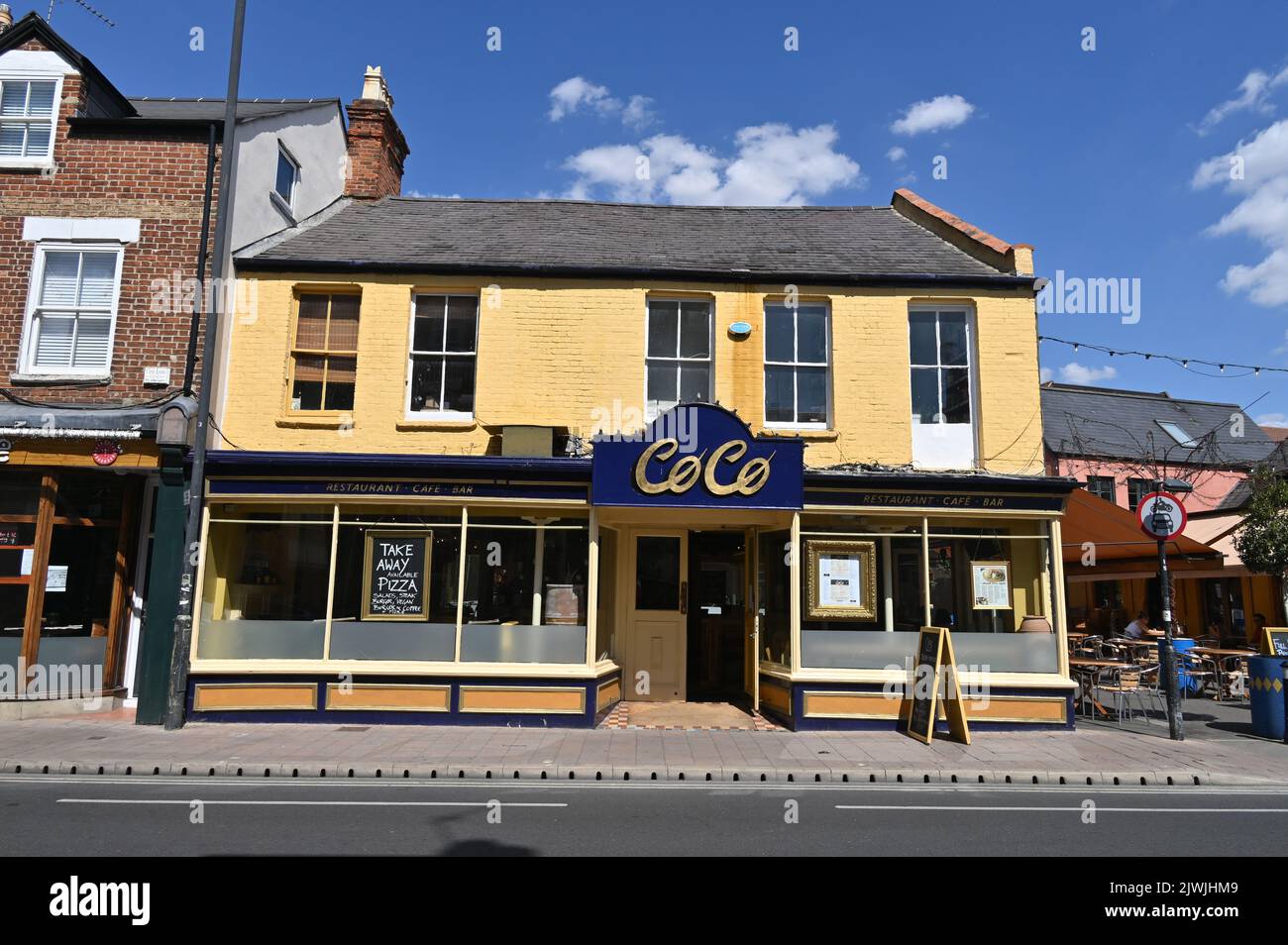 Coco Cafe, Cowley Road, Oxford Stockfoto