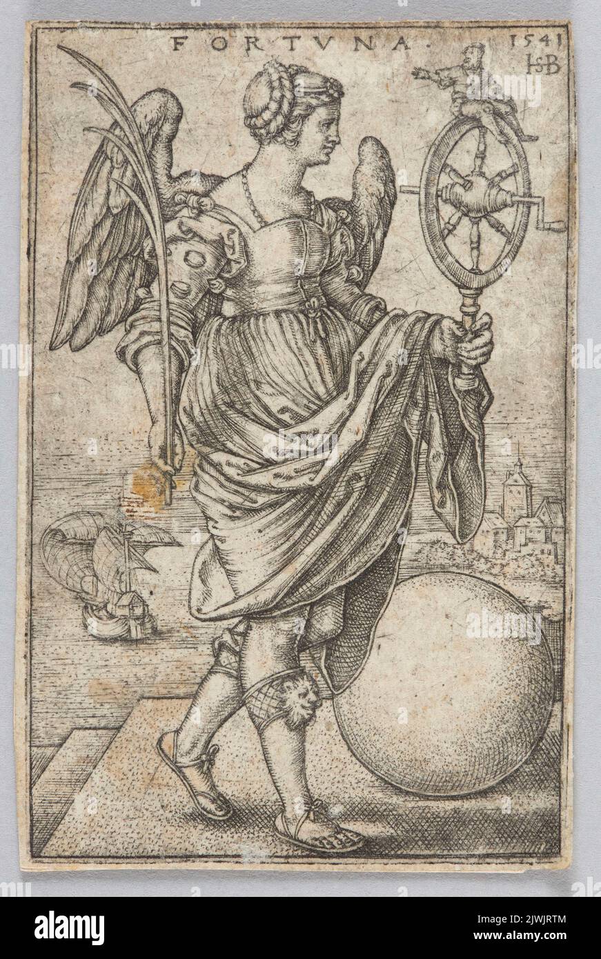 Glück. Beham, Sebald (1500-1550), Grafiker Stockfoto