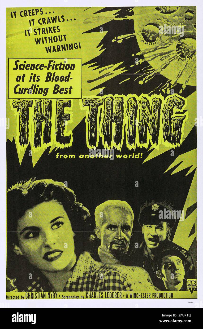 The Thing from Another World 1951 (RKO, R-1957) Stockfoto