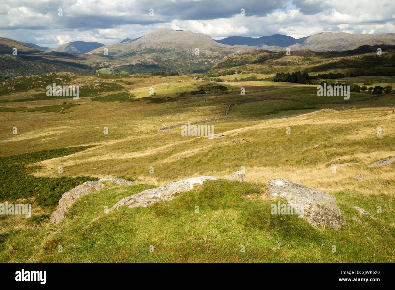 Birkerthwaite Birker Fell, Eskdale, Cumbria, England Stockfoto
