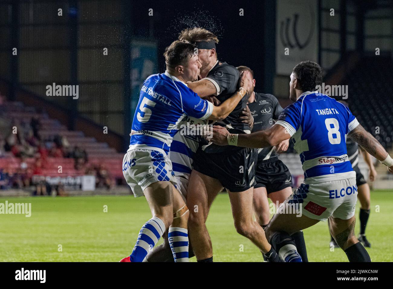 DCBL Stadium, Widnes, England. 5.. September 2022. Betfred Championship, Widnes Vikings gegen Halifax Panthers Stockfoto