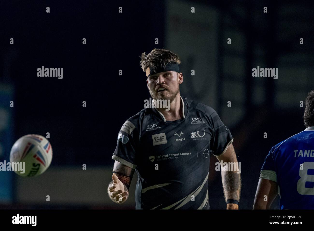 DCBL Stadium, Widnes, England. 5.. September 2022. Betfred Championship, Widnes Vikings gegen Halifax Panthers Stockfoto