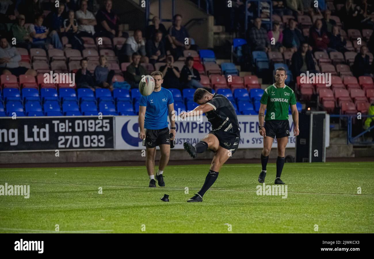 DCBL Stadium, Widnes, England. 5.. September 2022. Betfred Championship, Widnes Vikings gegen Halifax Panthers Stockfoto