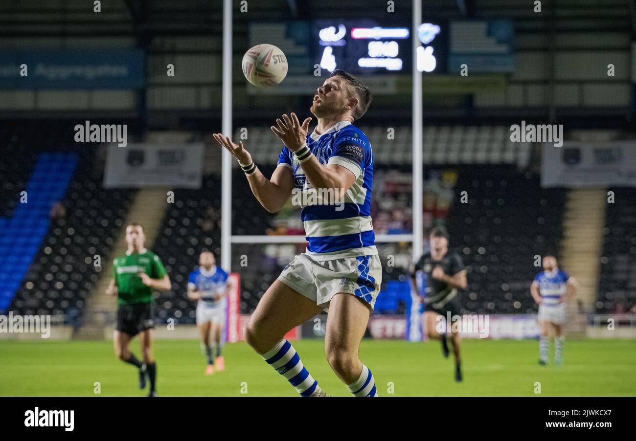 DCBL Stadium, Widnes, England. 5.. September 2022. Betfred Championship, Widnes Vikings gegen Halifax Panthers Stockfoto
