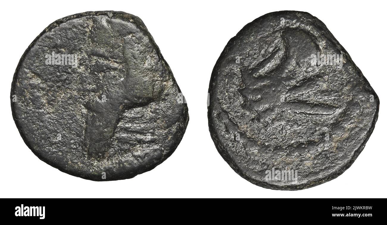 AE. Gotarzes II. (Król Partów ; 40-51), Herrscher Stockfoto