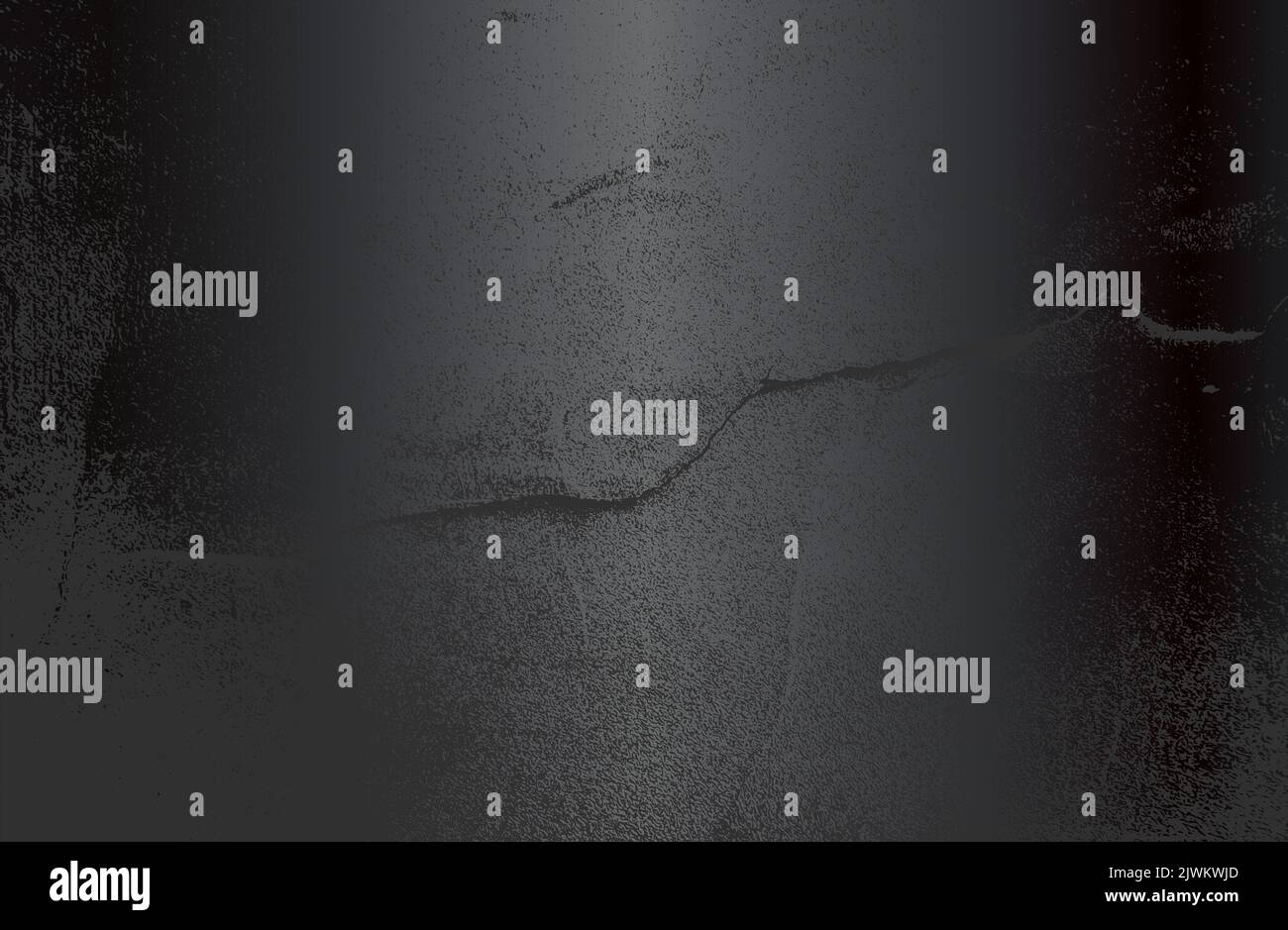 Luxus schwarz Metall Gradienten Hintergrund mit verzweifelten rissig Beton Textur. Vektorgrafik Stock Vektor