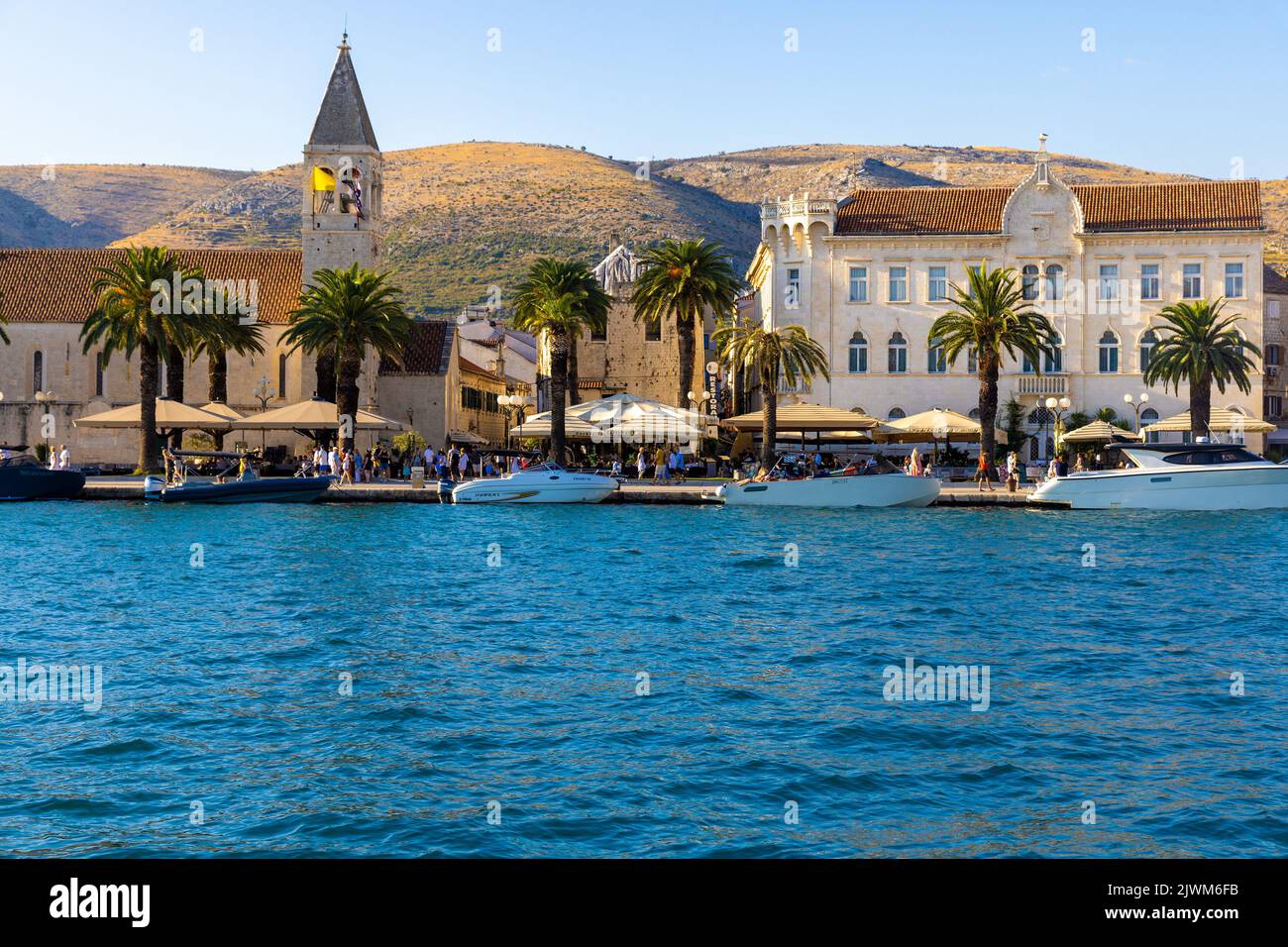Die Altstadt von Trogir an der Adriaküste Kroatiens Stockfotografie Alamy