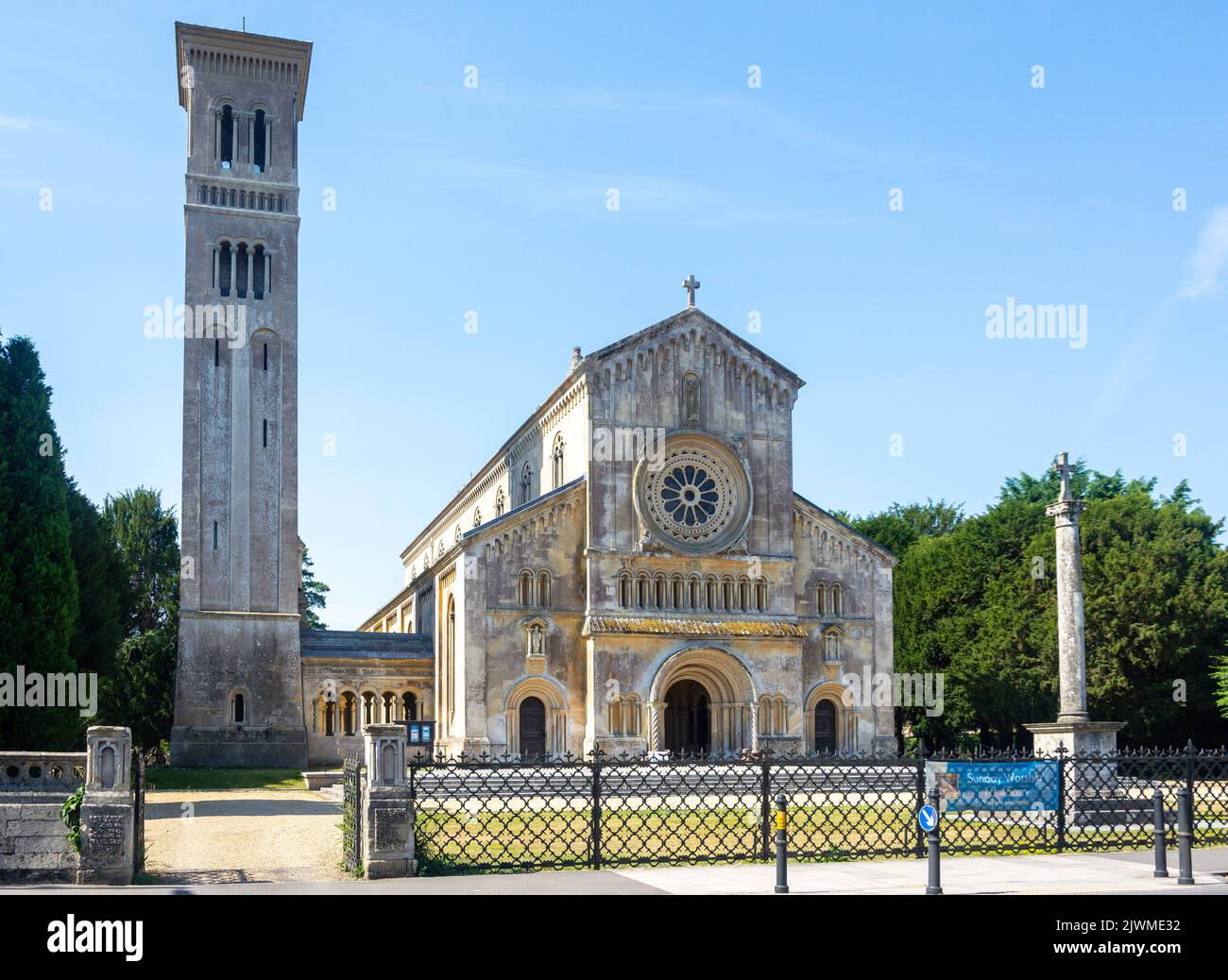 Itanale Church of St Mary & St Nichola, West Street, Wilton, Wiltshire, England, Vereinigtes Königreich Stockfoto