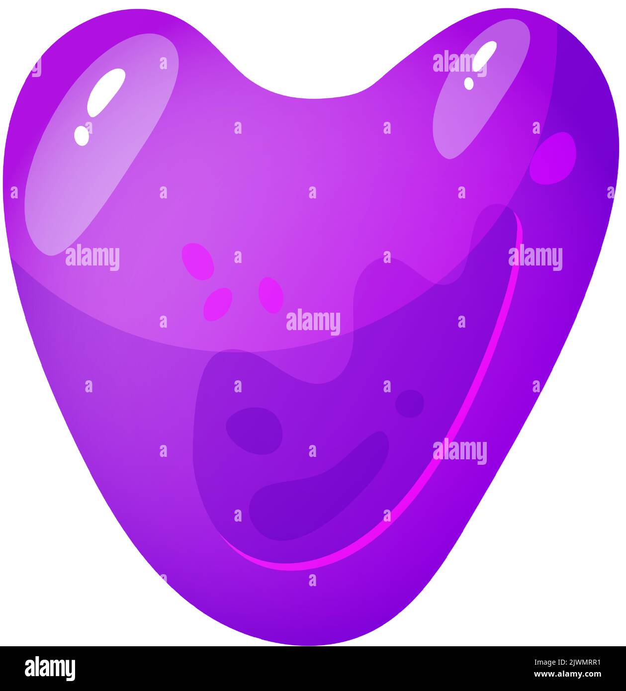 Gelee bunte Alphabete, Comic-Alphabet für Kinder. Jelly Bright Font. Kindliche Art für Veranstaltungen, Aktionen. Stock Vektor