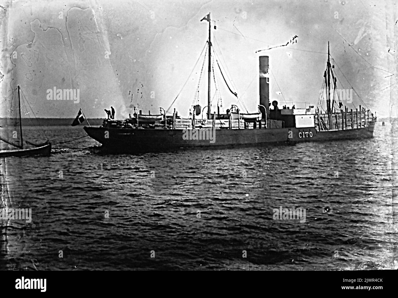 Frachtschiffe. Fraktfartyg. Stockfoto