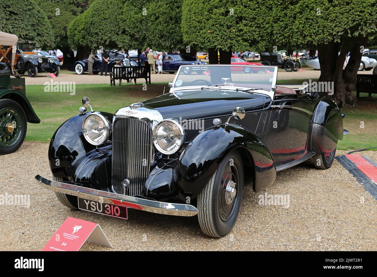 Lagonda V12 Rapide (1939). Concours of Elegance 2022, Hampton Court Palace, London, Großbritannien, Europa Stockfoto