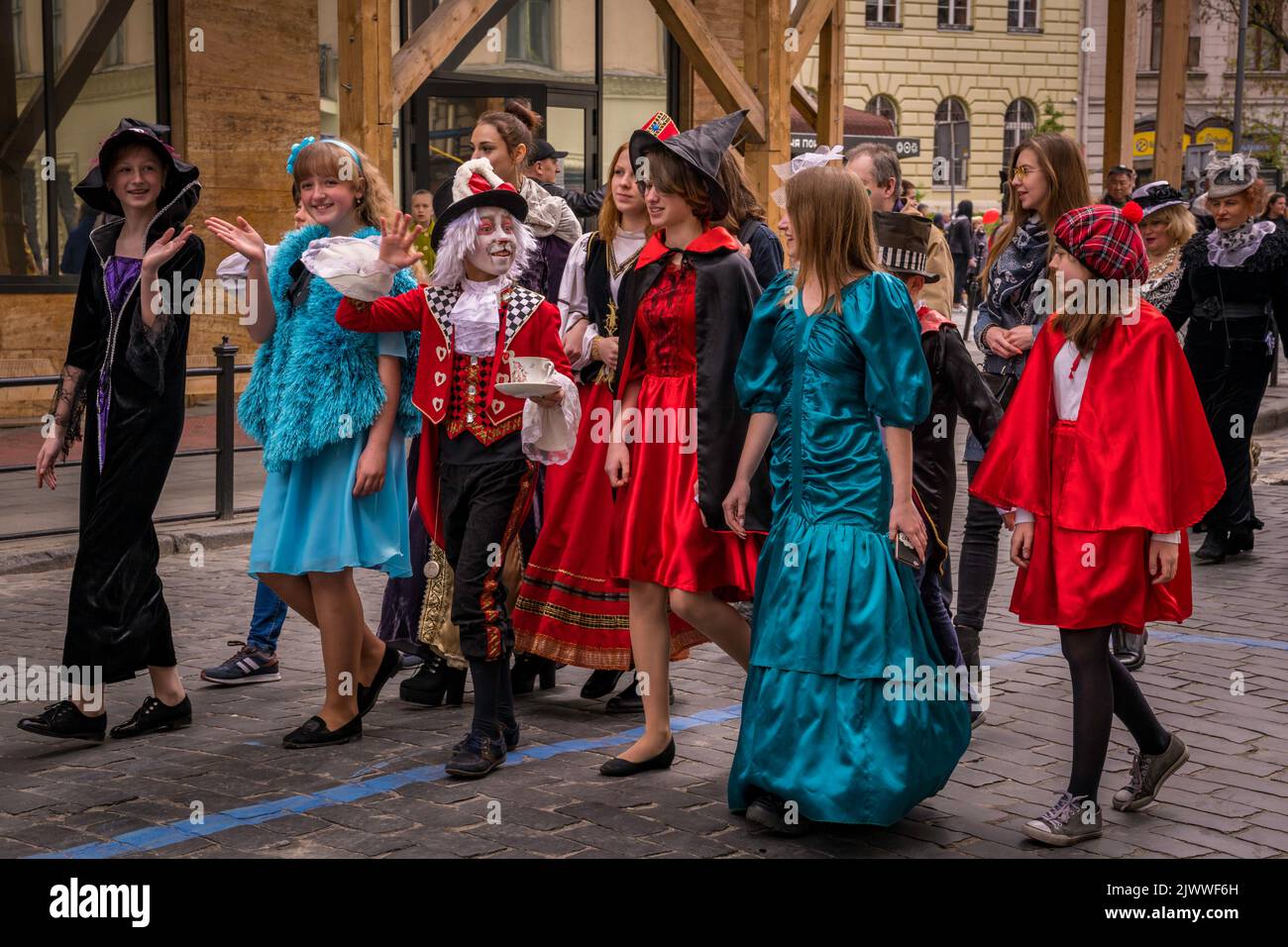 City Day Parade Lviv, Ukraine Stockfoto