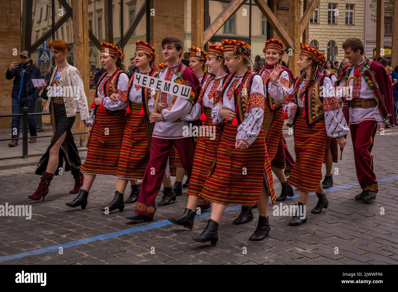 City Day Parade Lviv, Ukraine Stockfoto
