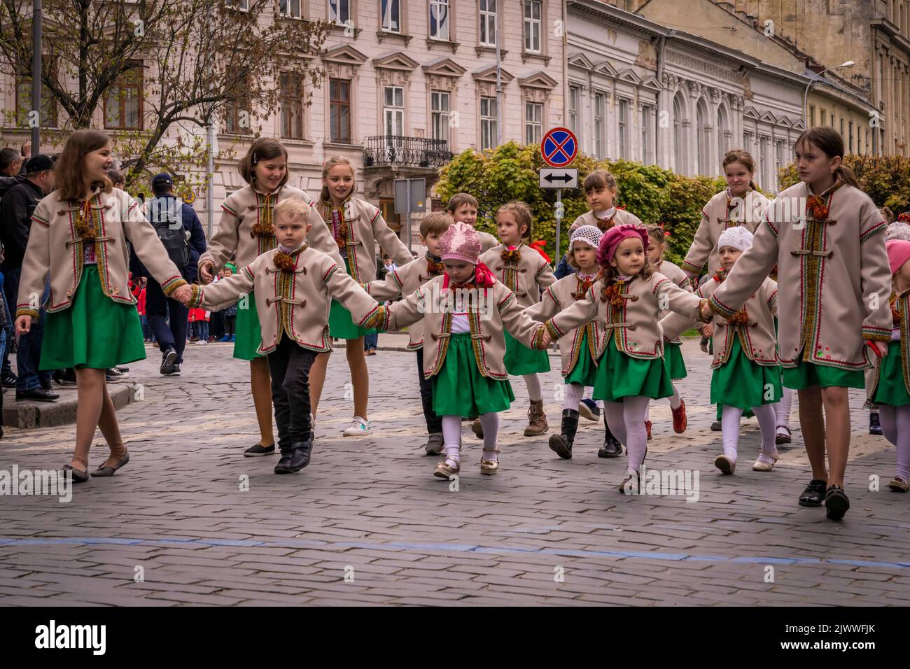 City Day Parade Lviv, Ukraine Stockfoto