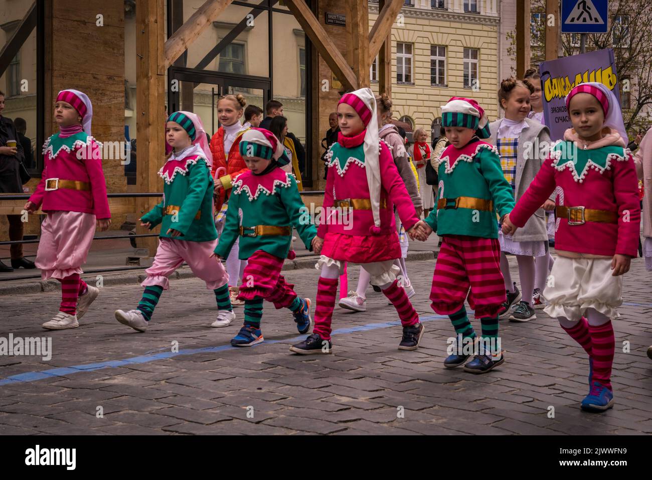City Day Parade Lviv, Ukraine Stockfoto