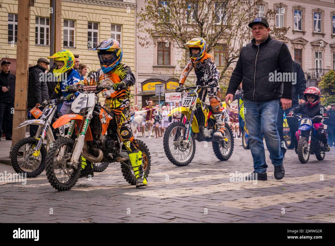 City Day Parade Lviv, Ukraine Stockfoto
