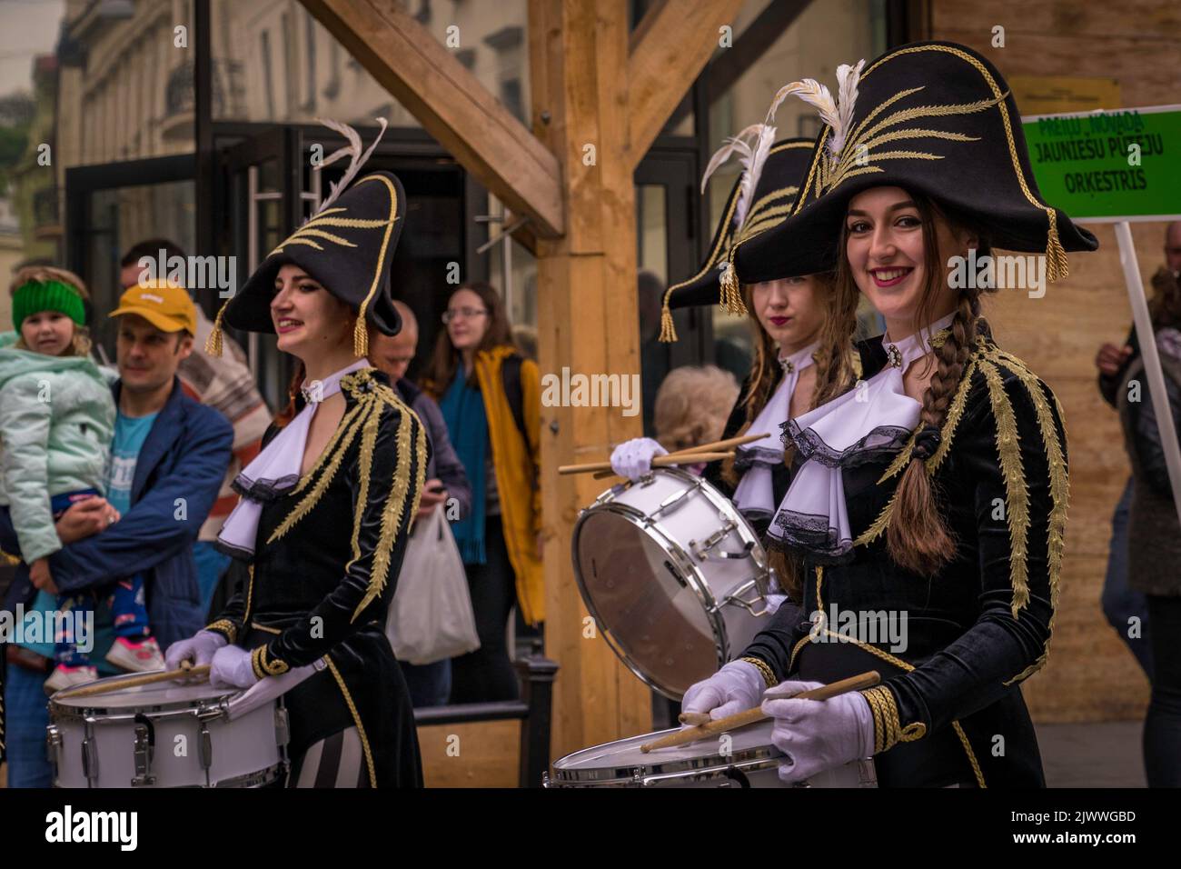 City Day Parade Lviv, Ukraine Stockfoto