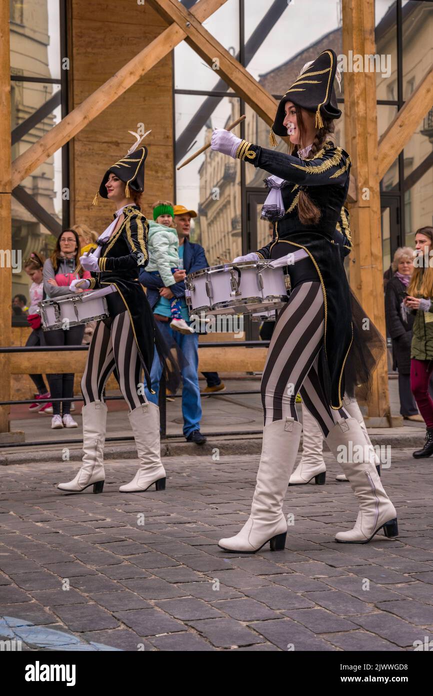 City Day Parade Lviv, Ukraine Stockfoto