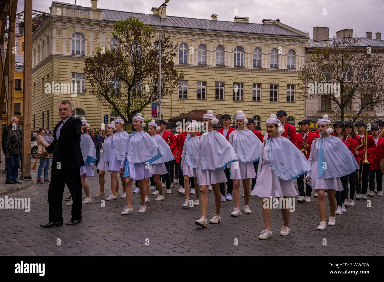 City Day Parade Lviv, Ukraine Stockfoto