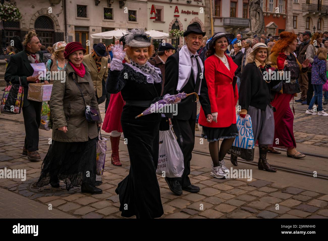 City Day Parade Lviv, Ukraine Stockfoto