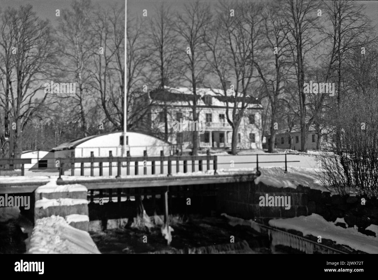 Mackmyra Mansion Mackmyra Herrgård Stockfoto