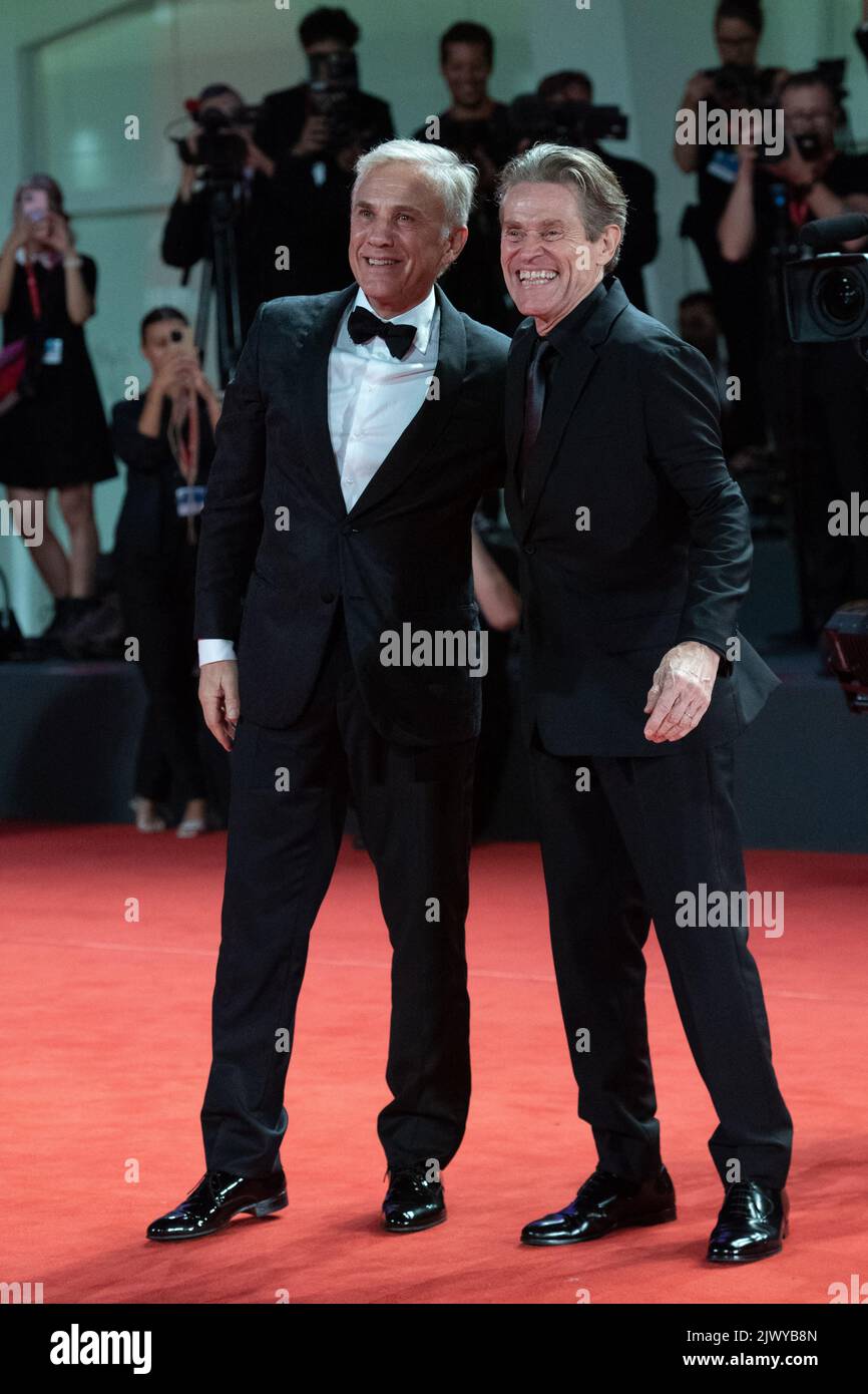 Christoph Waltz und Willem Dafoe bei den Toten um Den Dollar und