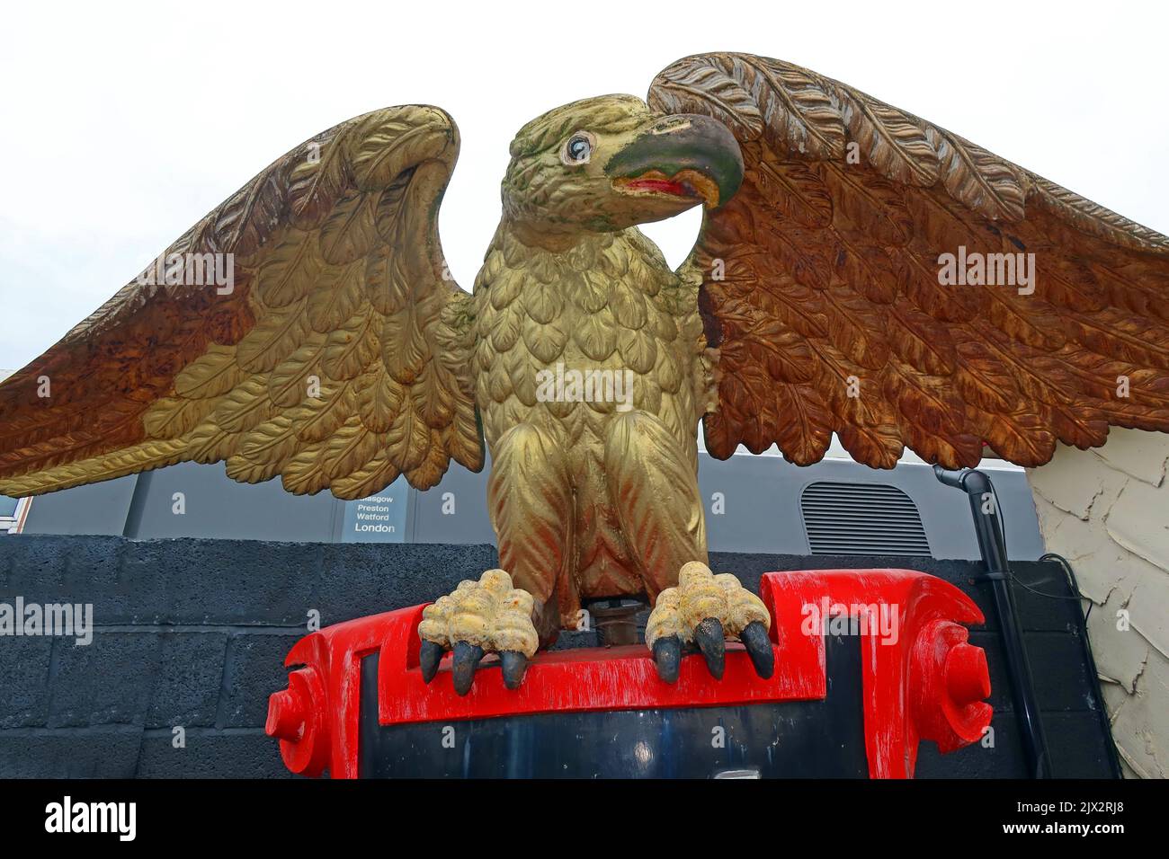 The Crewe Eagle, Cheshire, England, Großbritannien, CW1 2DB Stockfoto