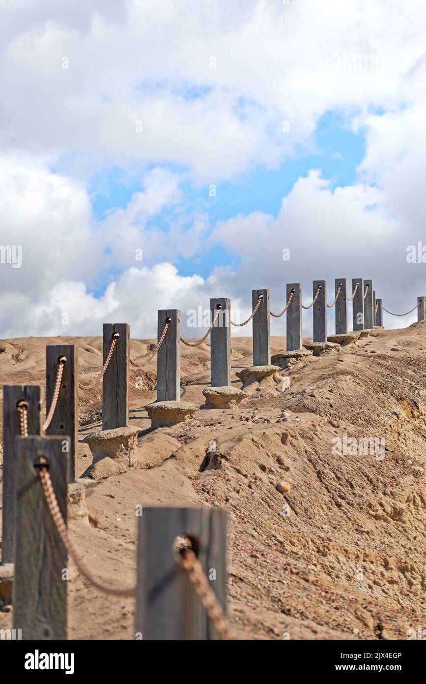 Torrey Pines State and Beach Park - San Diego, California, USA. Der wunderschöne Torrey Pines Park, San Diego, Kalifornien. Stockfoto