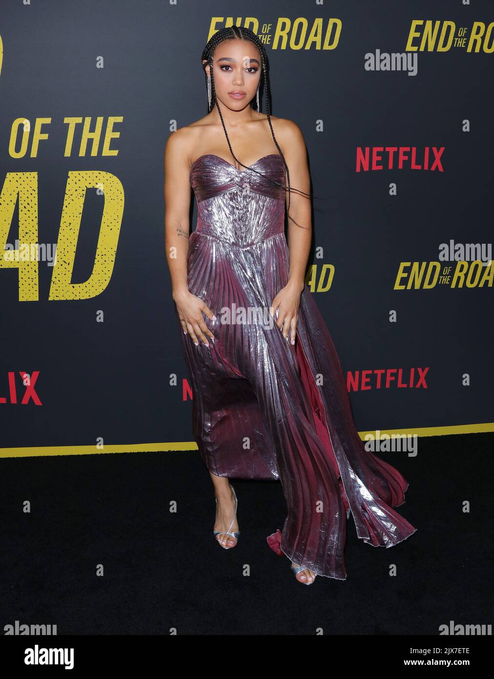 Mychala Faith Lee kommt bei der Los Angeles Premiere von END OF THE