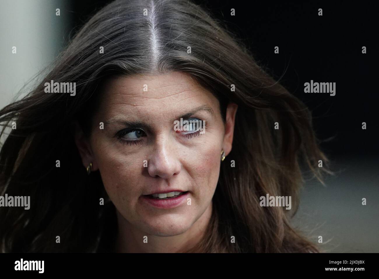 Kultursekretärin Michelle Donelan verlässt 10 Downing Street, London