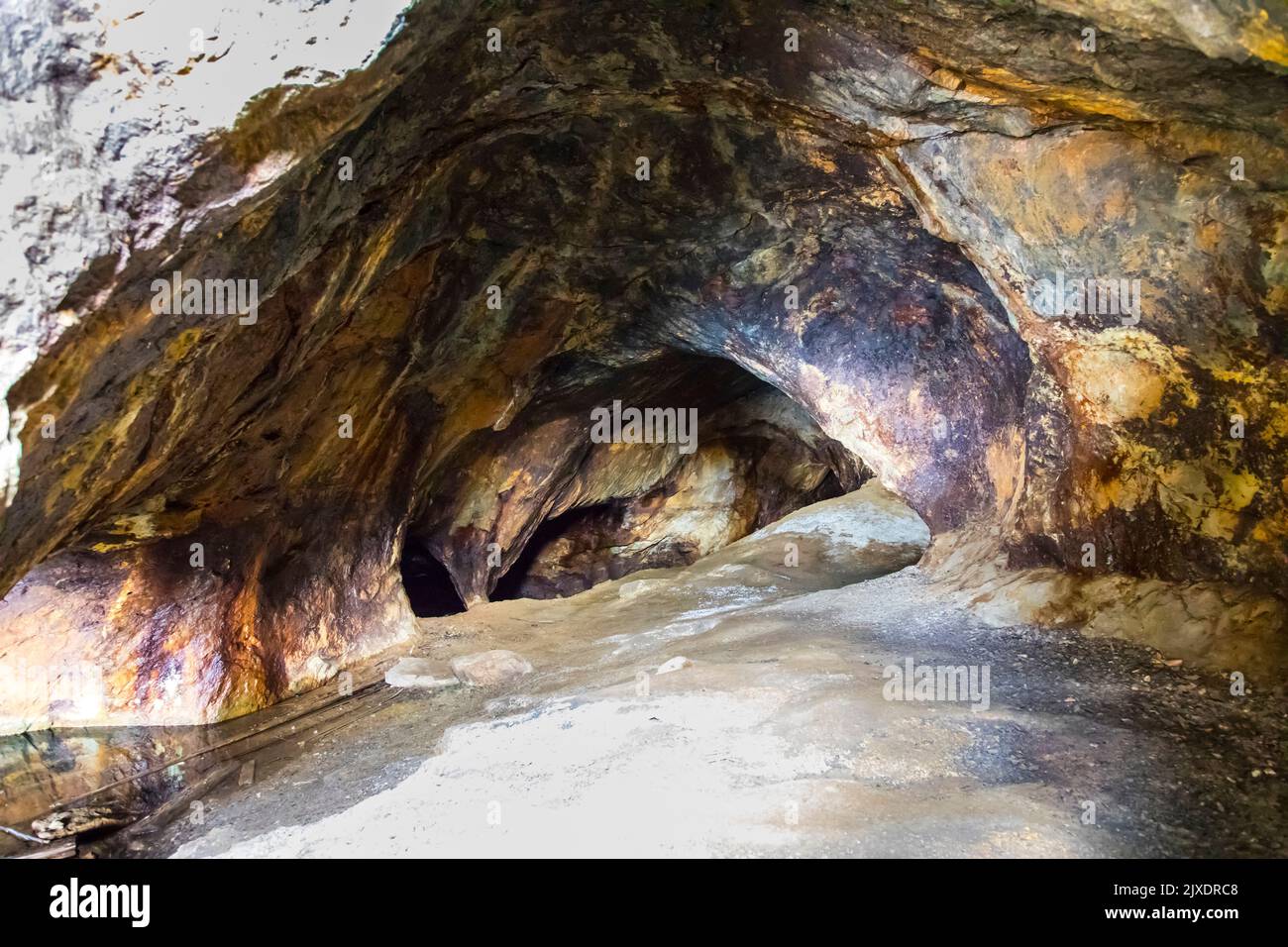 Die ehemalige Silbermine am Silberberg bei Bodenmais. Bayerischer Wald, Bayern, Deutschland Stockfoto